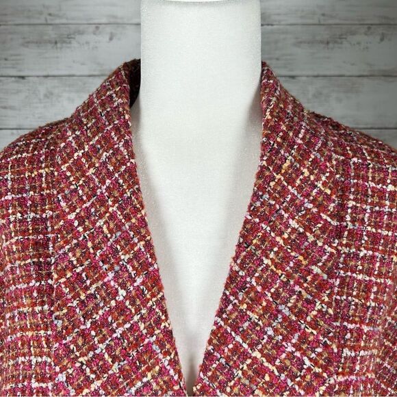 Walter Neiman Marcus Capelet Rhinestone Brooch Tweed Multicolor Lined NWT $310 - Picture 5 of 11